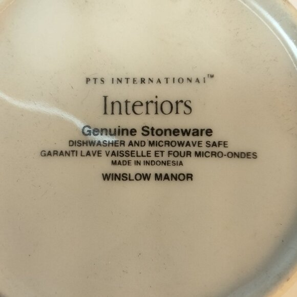 Winslow Manor Stoneware Mug Teacup Botanical Floral International Interior lot 2 - Picture 13 of 13